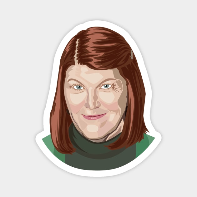 Meredith Palmer - Kate Flannery (The Office US) Magnet by meganyiu