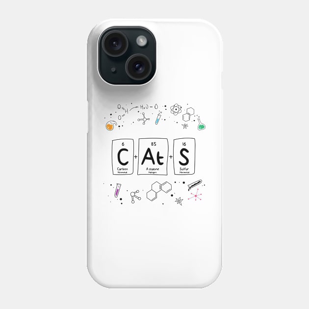 Elements of Cats Phone Case by Cinestore Merch