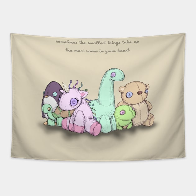 Plushie Toys Tapestry by LVBart