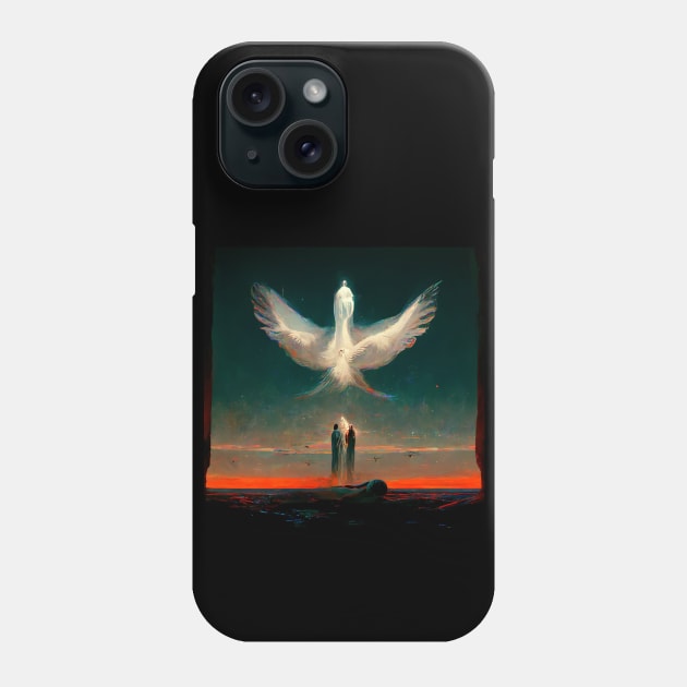 Adam and Eve in the presence of fate Phone Case by Yamany