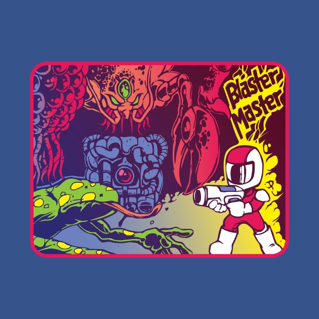 Blaster Master Retro Video Game 80s by dposhirts