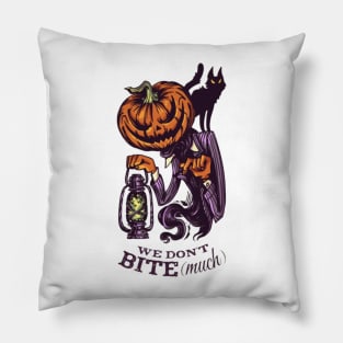 Halloween scary evil pumpkin funny pumpkin Pillow