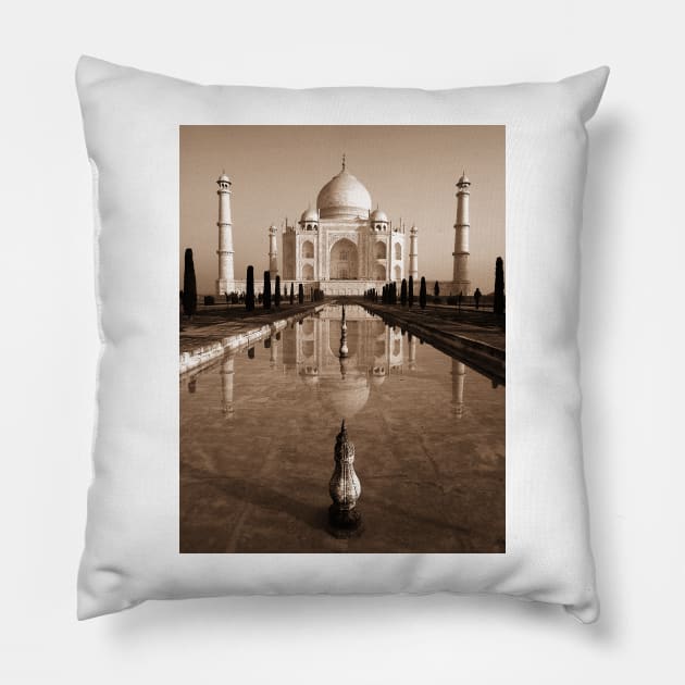 Taj Mahal Pillow by bkbuckley