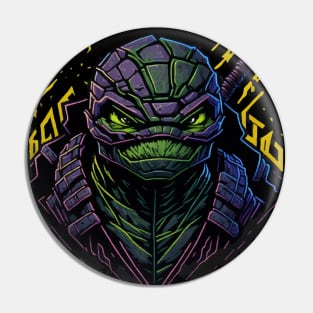 TURTLE NINJA COWABUNGA CYBERPUNK Pin