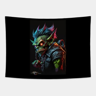 Goblin D&D Monster Graffiti Tapestry