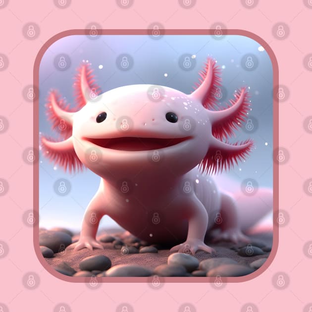 Axolotl Art #2 | Axolotl Lover by KSgraphics