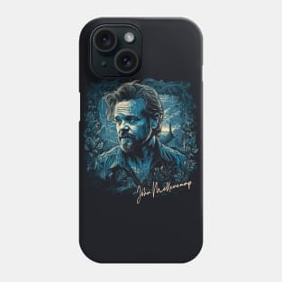 John J. Mellencamp --- Retro Fan Art Phone Case