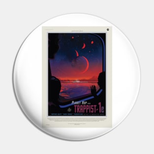 Trappist NASA poster Pin