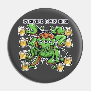 Beer & Alien Pin