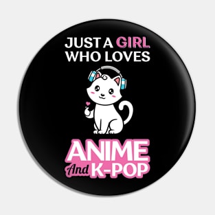 JUST A GIRL WHO LOVES ANIME AND K POP Pin