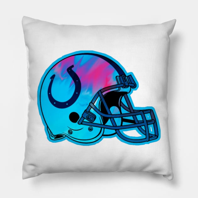 Colts helmet Pillow by Oralepinz 