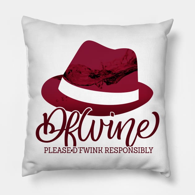 D'fwine Pillow by polliadesign