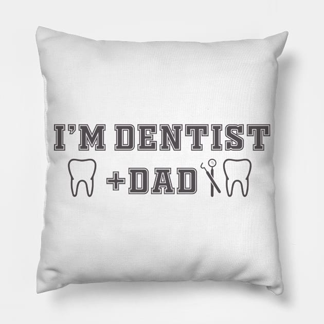 Dentist Dad Pillow by dentist_family