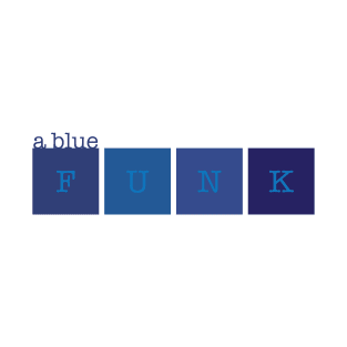 A blue funk T-Shirt