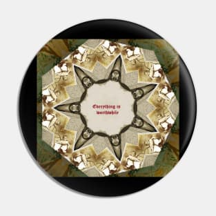 Fernando Pessoa Mandala Pin