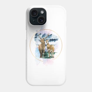 Hirsch Nature Hiking Outdoor Mountains Phone Case