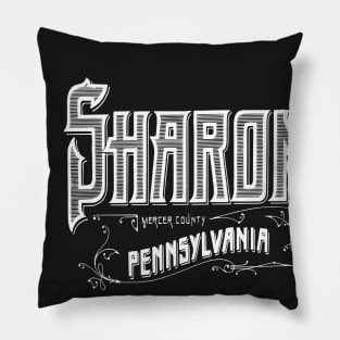 Vintage Sharon, PA Pillow