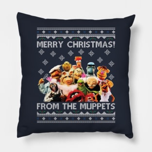 Merry Christmas From The Muppets Pillow