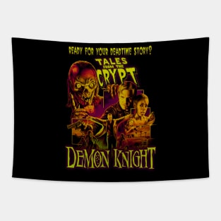 Demon Knight, Classic Horror, (Version 1) Tapestry