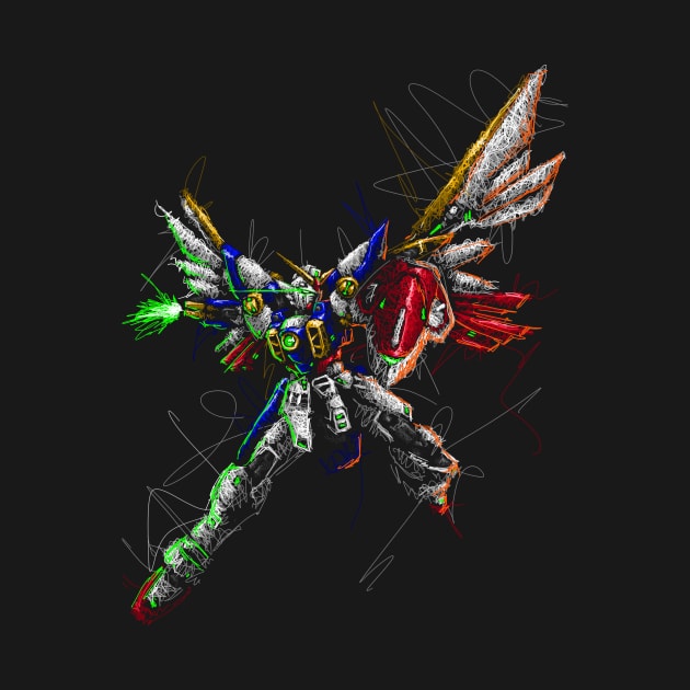 Wing gundam tv version by Shawngkolon