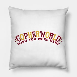 GOPHERWORLD Pillow