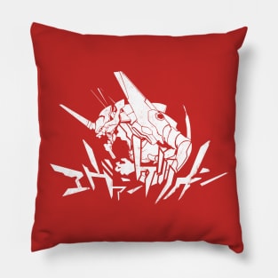 122b Evangelion White Pillow