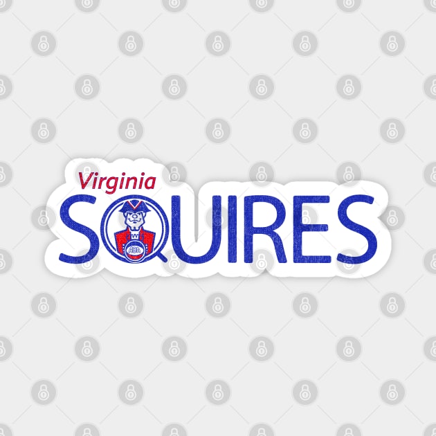 Classic Virginia Squires ABA Basketball Magnet by LocalZonly