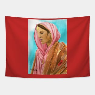 Punjabi beauty Tapestry