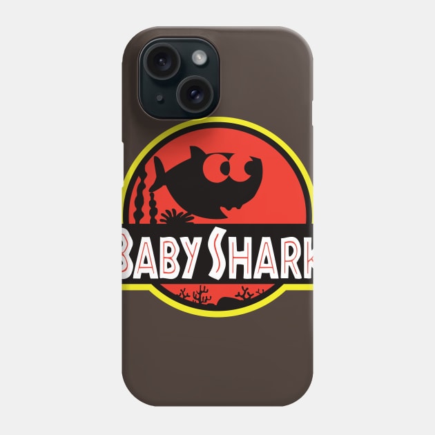 Jurassic Shark Phone Case by Dansmash