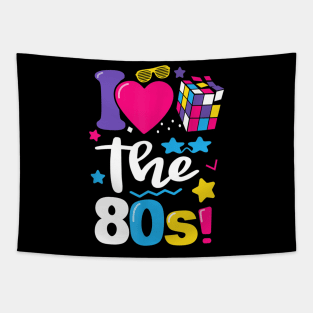 I Love The 80s Gift Clothes for Women and Men Tapestry