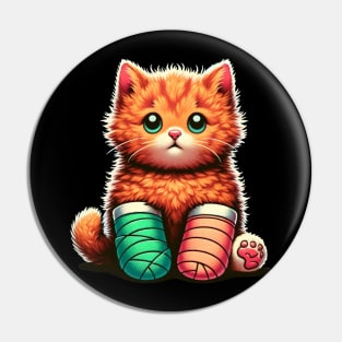 Tater Tot Cat Pin