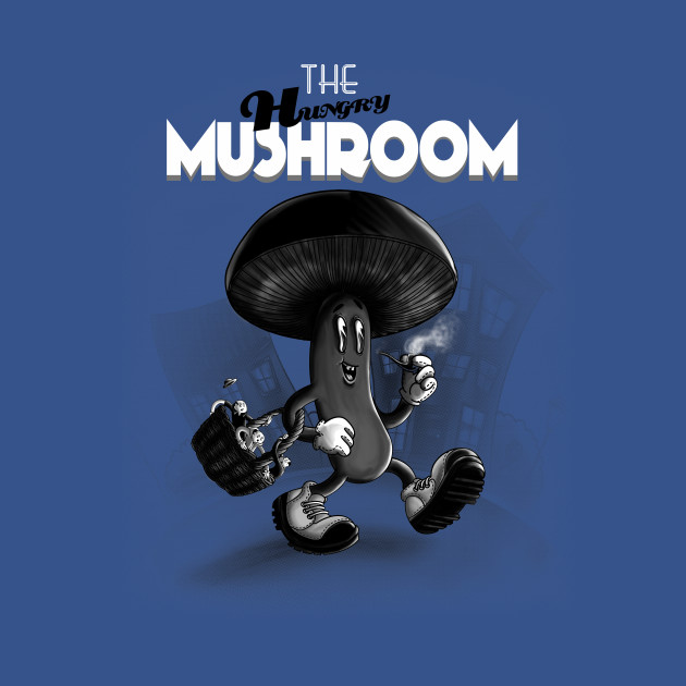 Disover The Hungry Mushroom - Mushroom - T-Shirt