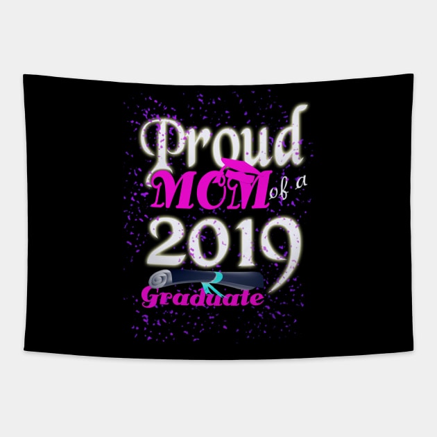 proud mom of a 2019 graduate Tapestry by khadkabanc