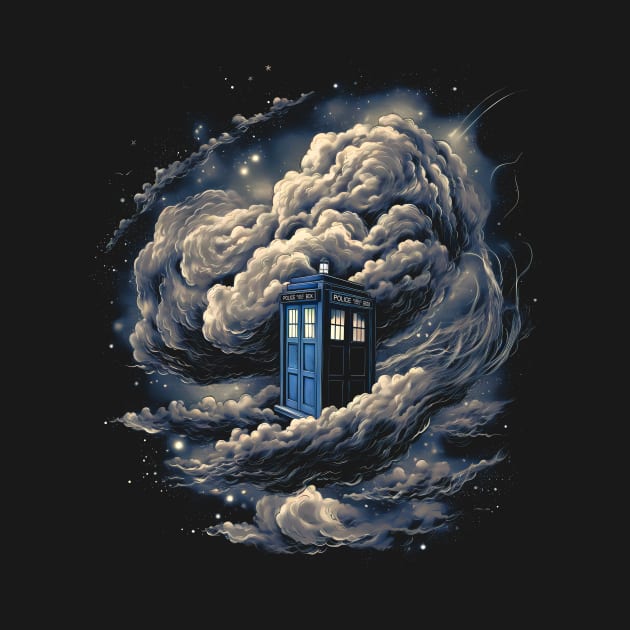 Tardis In The Clouds by DesignedbyWizards