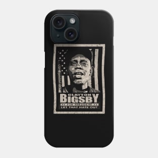 dave // black white design T-Shirt Phone Case