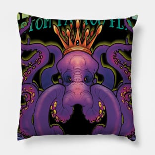 purple king tattoo pulpe Pillow