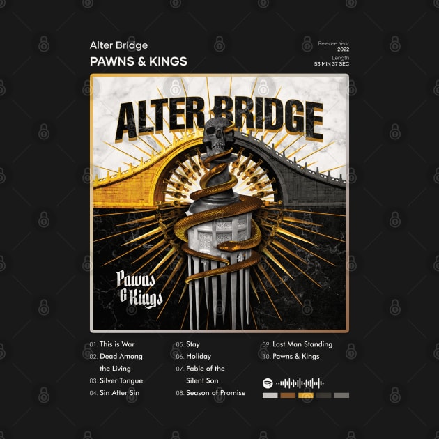 Alter Bridge - Pawns & Kings Tracklist Album by 80sRetro