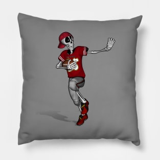 Football Skeleton Pillow