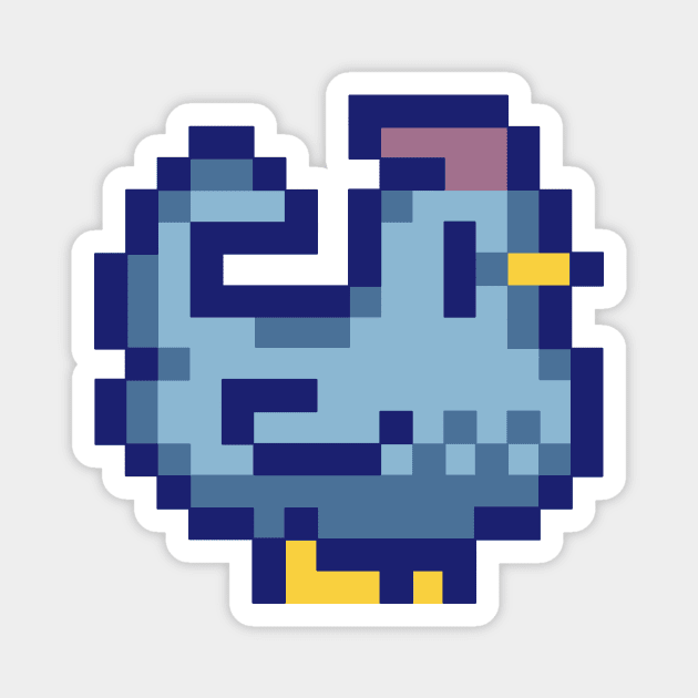 Pixel Chicken 3 Magnet by TASCHE