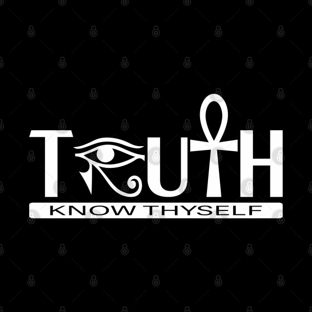 truth know thyself ankh by subuhansik