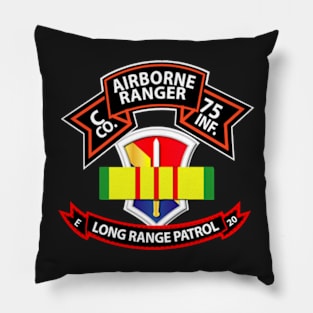 C Co 75th Ranger - 1st Field Force - VN Ribbon - LRSD Pillow