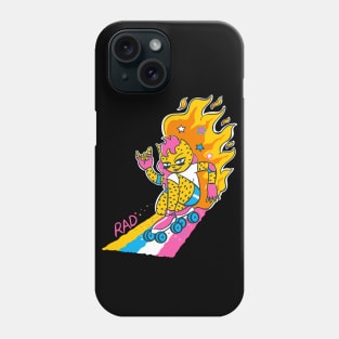 RAD Leopard Girl Skater Phone Case