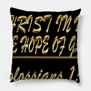 Christ In You Christian T-Shirt Pillow