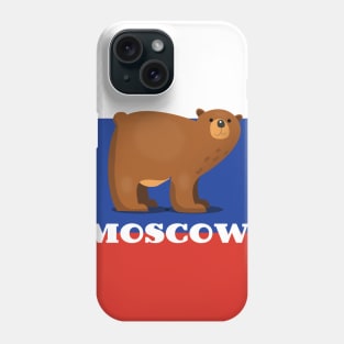 Cute Cartoon moscow Bear Phone Case