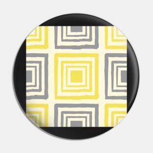 seamless repeating pattern with square shapes in yellow and grey on cream background Pin