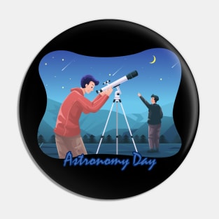 Astronomy Day Pin