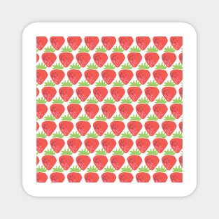 Strawberry Pattern Magnet