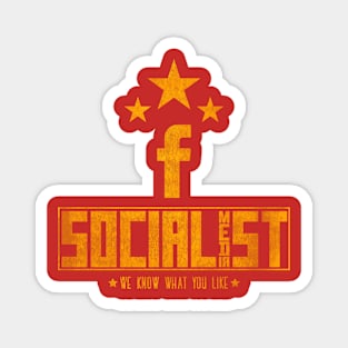 Socialist Media Facebook Magnet