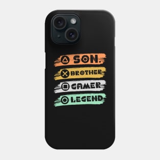 Son Brother Gamer Legend Phone Case