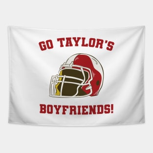 Taylor's Boyfriends Football Tapestry